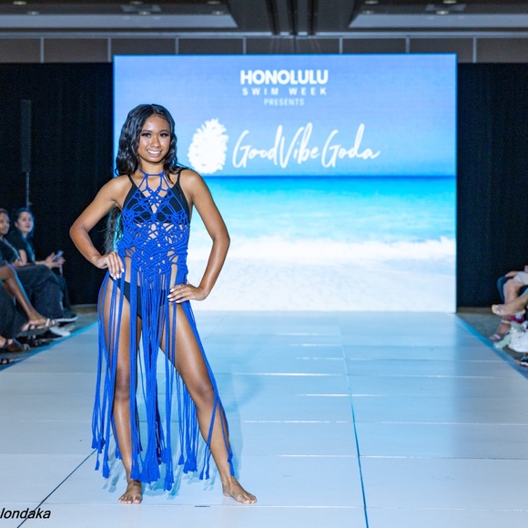 Handmade Macramé Rope Dress GoodVibeGoda Original Design - Picture 3 of 17